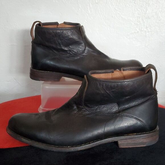 Timberland Boot Company Men\'s Black Leather Ankle Boots Size 9